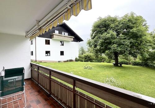 Balkon mit Blick ins Grüne