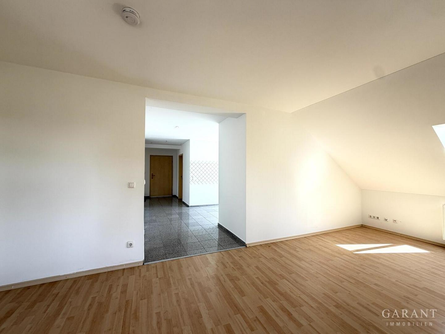 Blick aus dem Wohnzimmer