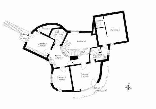 Grundriss Dachgeschoss