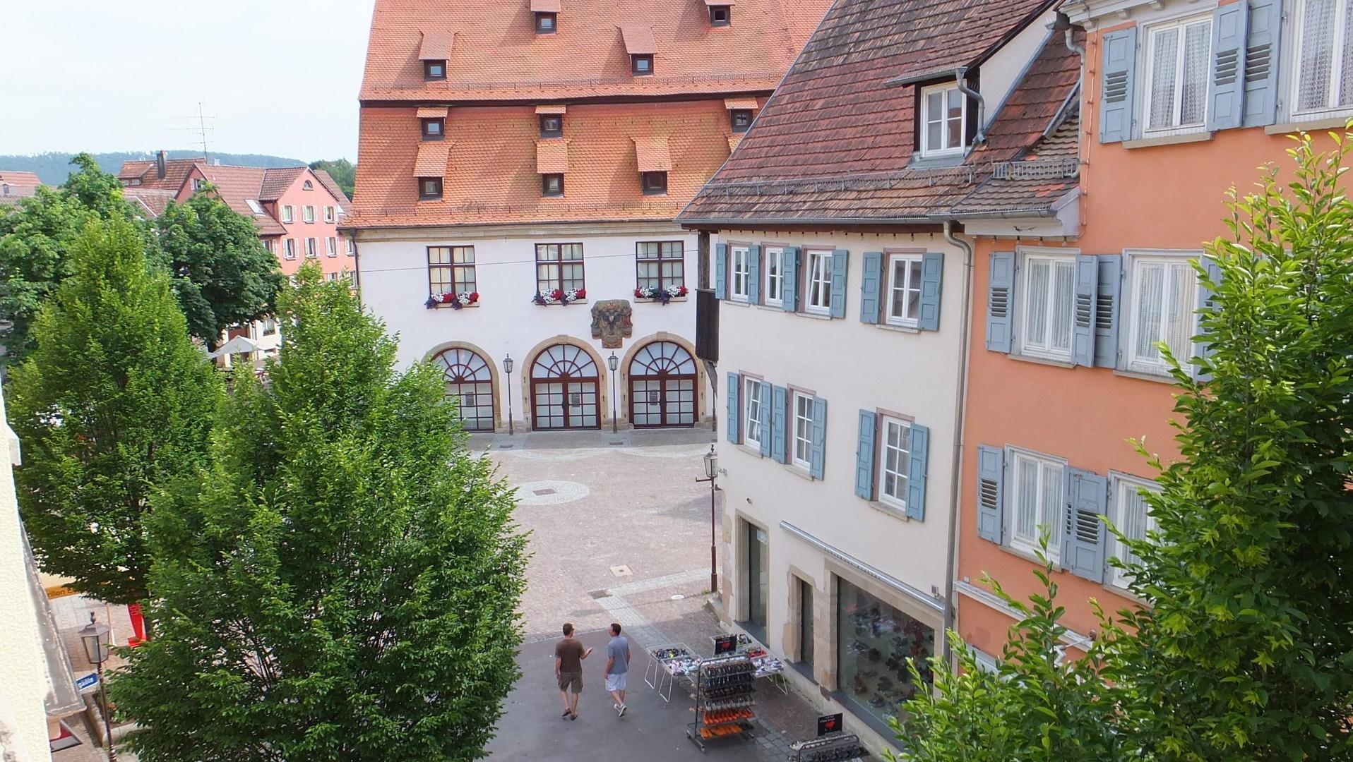 Blick aus dem Fenster