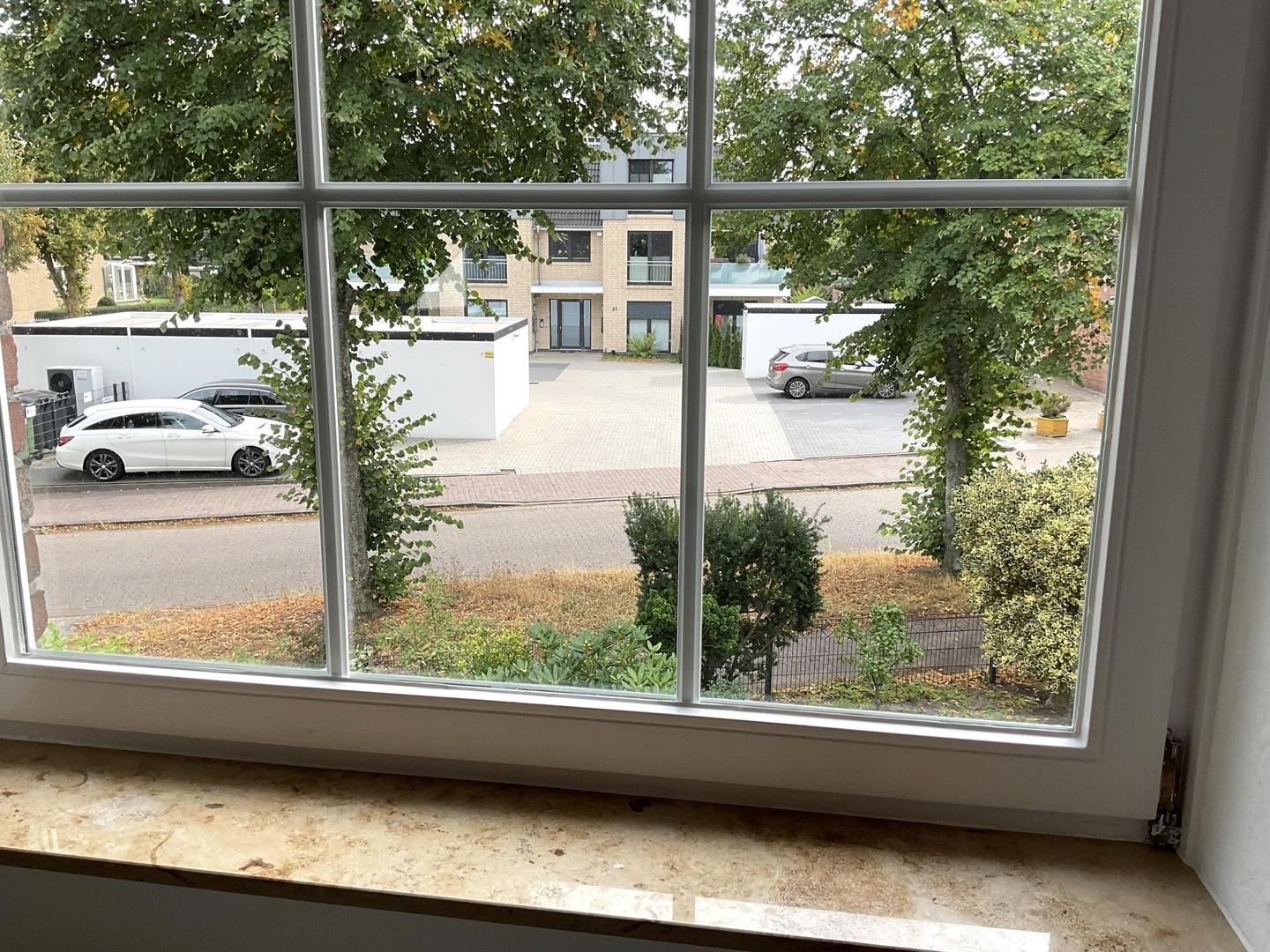 Blick aus dem Schlafzimmer