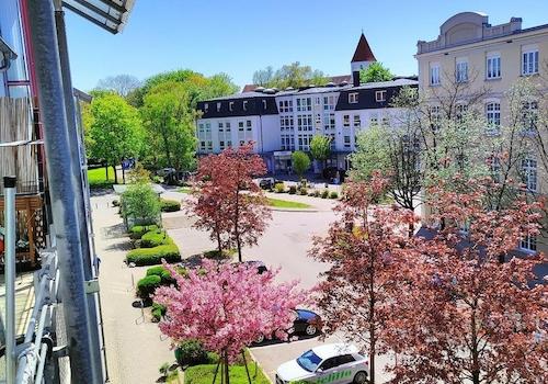 Blick vom Balkon