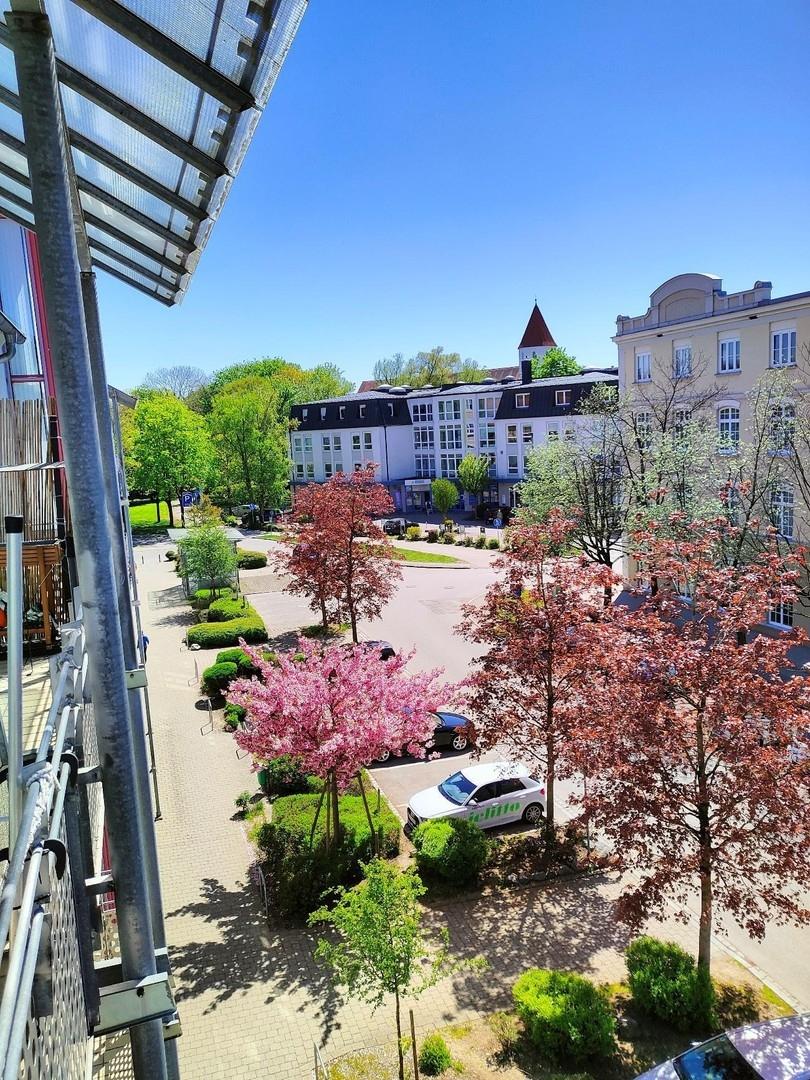 Blick vom Balkon