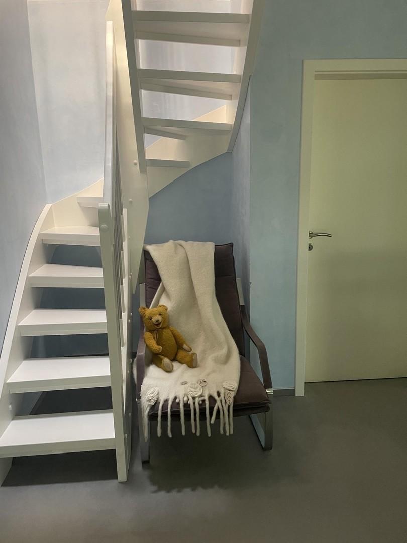 Treppe zum Spitzboden