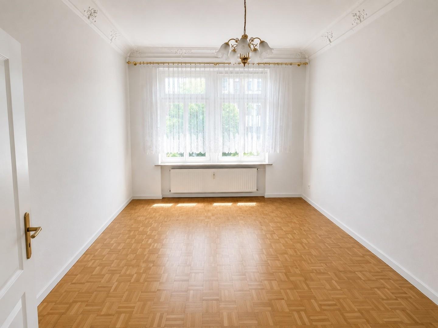 Wohnzimmer-Möbel entfernt