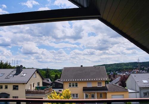 Blick aus dem Studio