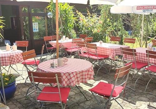 Attraktiver Biergarten 100 qm