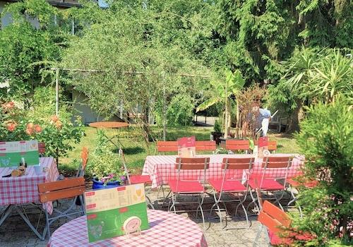 Biergarten für 70 - 80 Pers.