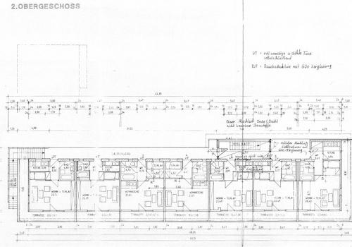 Grundriss Apartments 2. OG