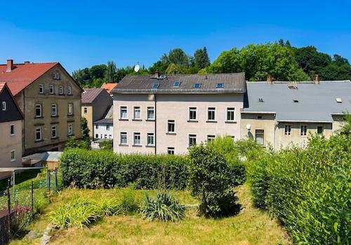 Ansicht vom eigenen Garten