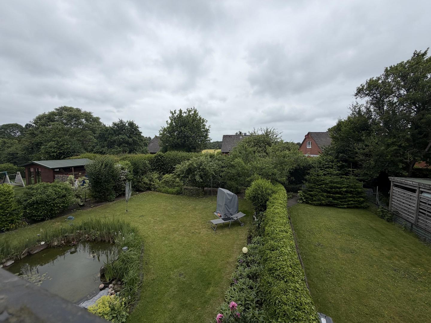 Blick vom Balkon