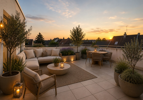 Terrasse gestaltet