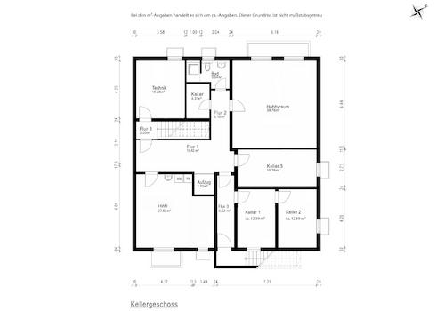 Grundriss Untergeschoss