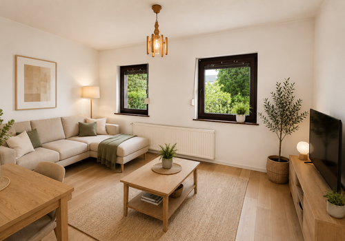Renovierungsbeispiel - Wohnzimmer EG