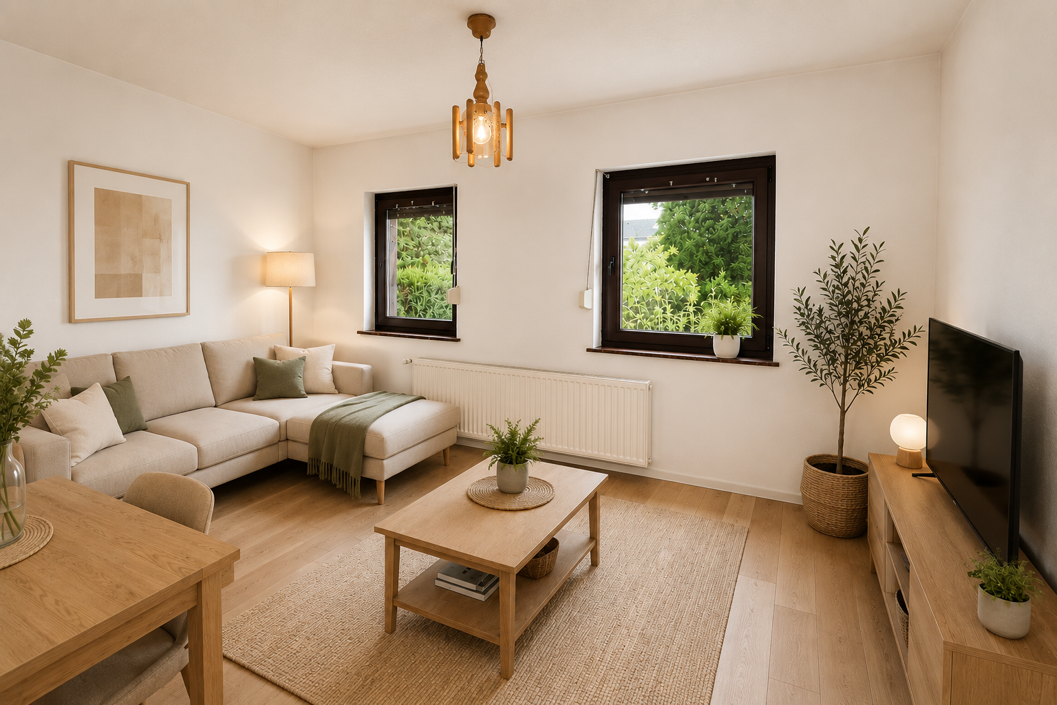 Renovierungsbeispiel - Wohnzimmer EG