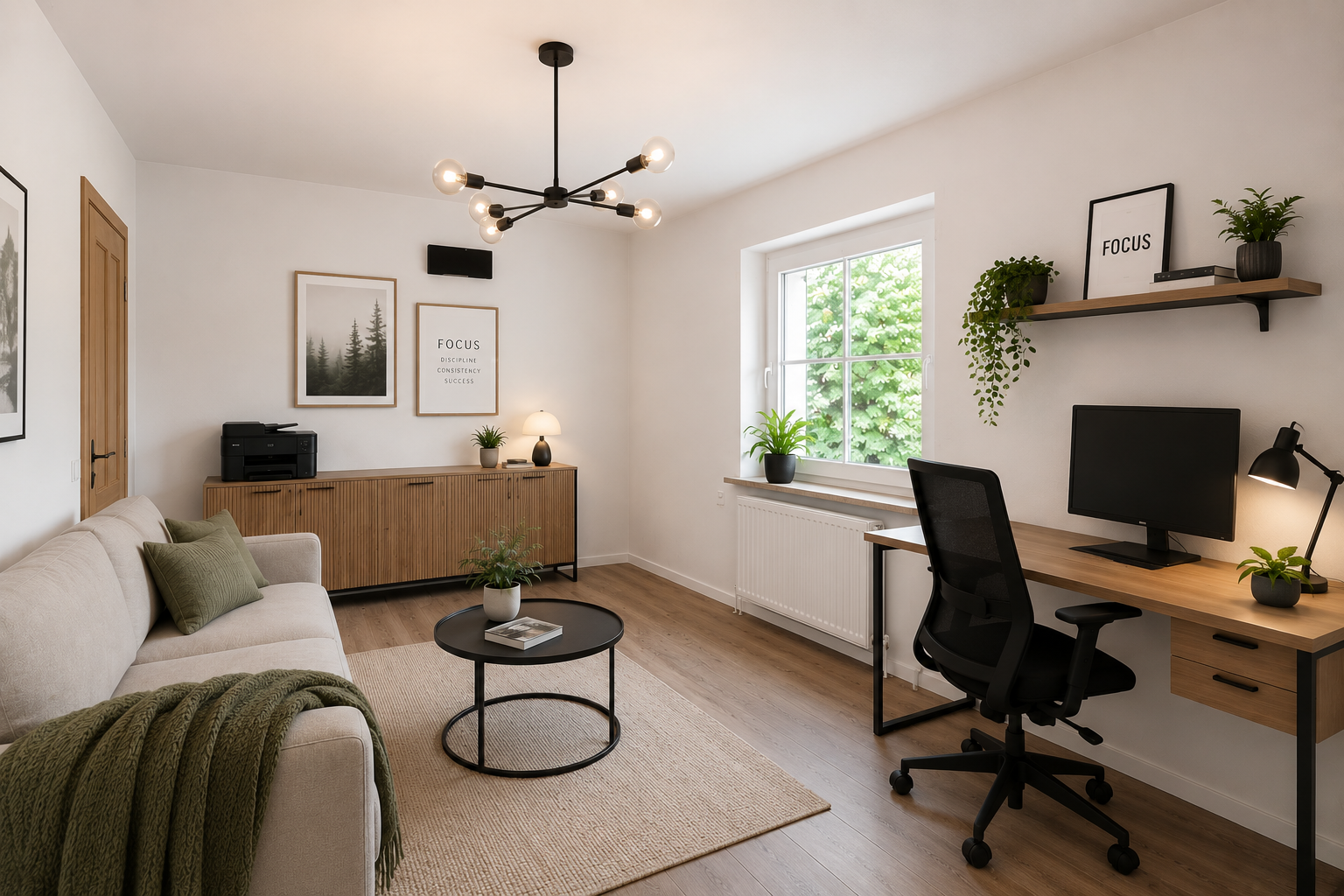 Renovierungsbeispiel - Arbeitszimmer OG