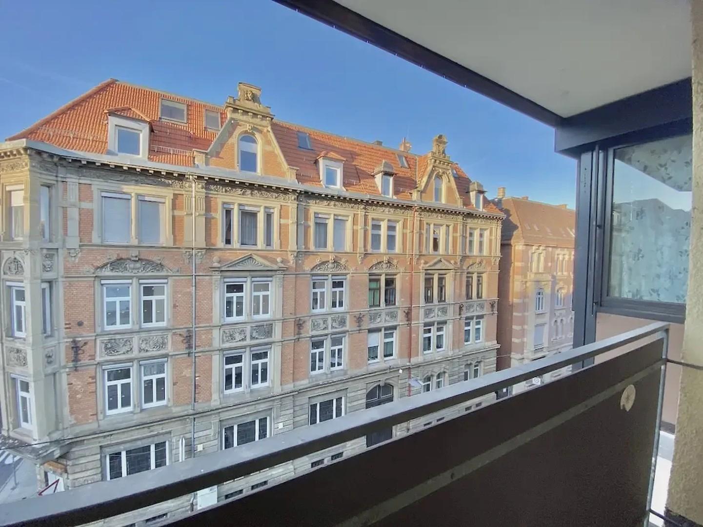 Aussicht vom Balkon