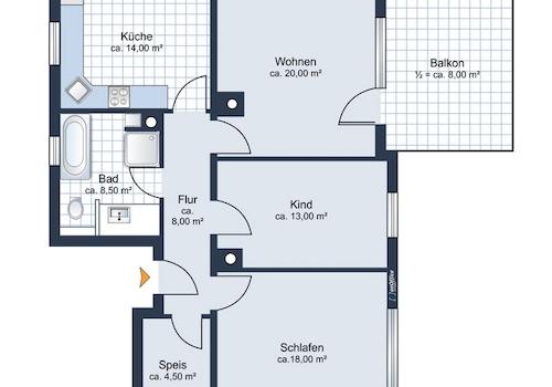 Grundriss OG