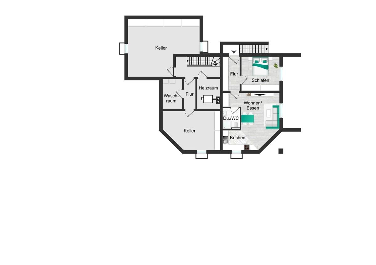Grundriss KG 