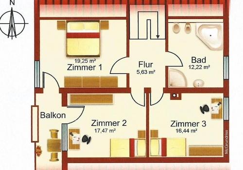 Grundriss Dachgeschoss