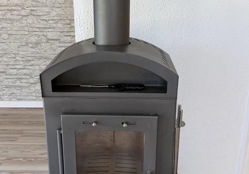 Ofen im Wohnzimmer