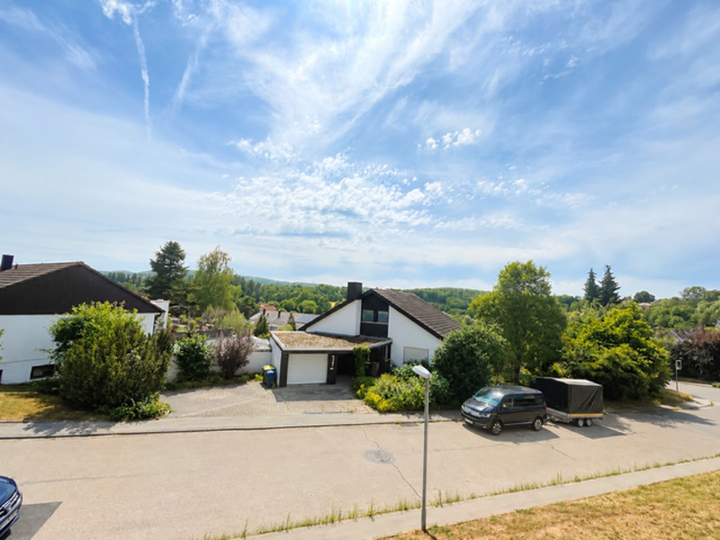 Blick vom Balkon