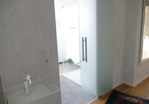Glastüre Bad OG