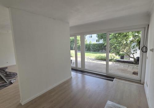 abgeteilt. Wohnzimmer