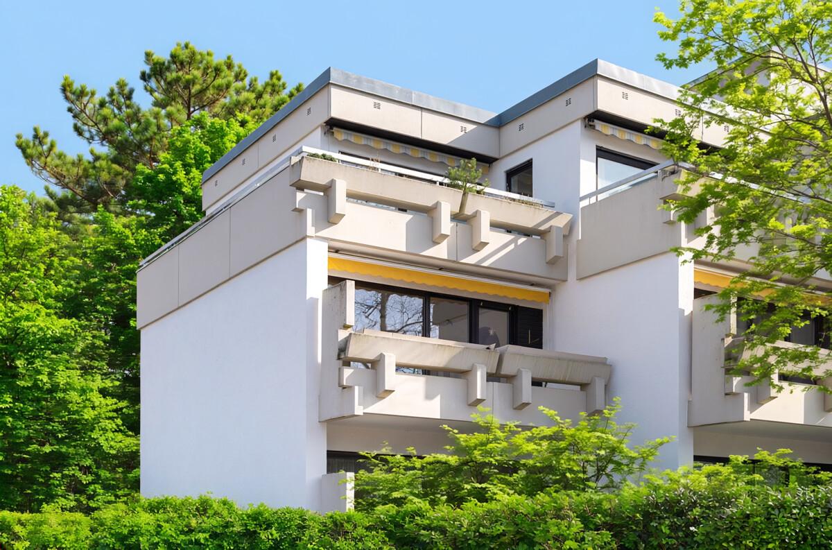 Uneinsehbare Balkone