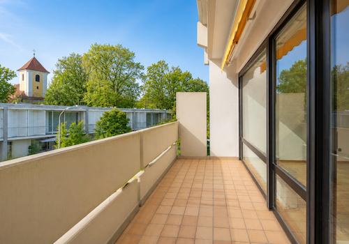 Großzügiger Balkon