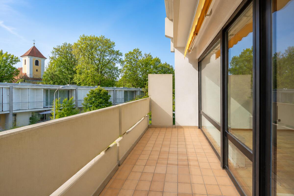 Großzügiger Balkon