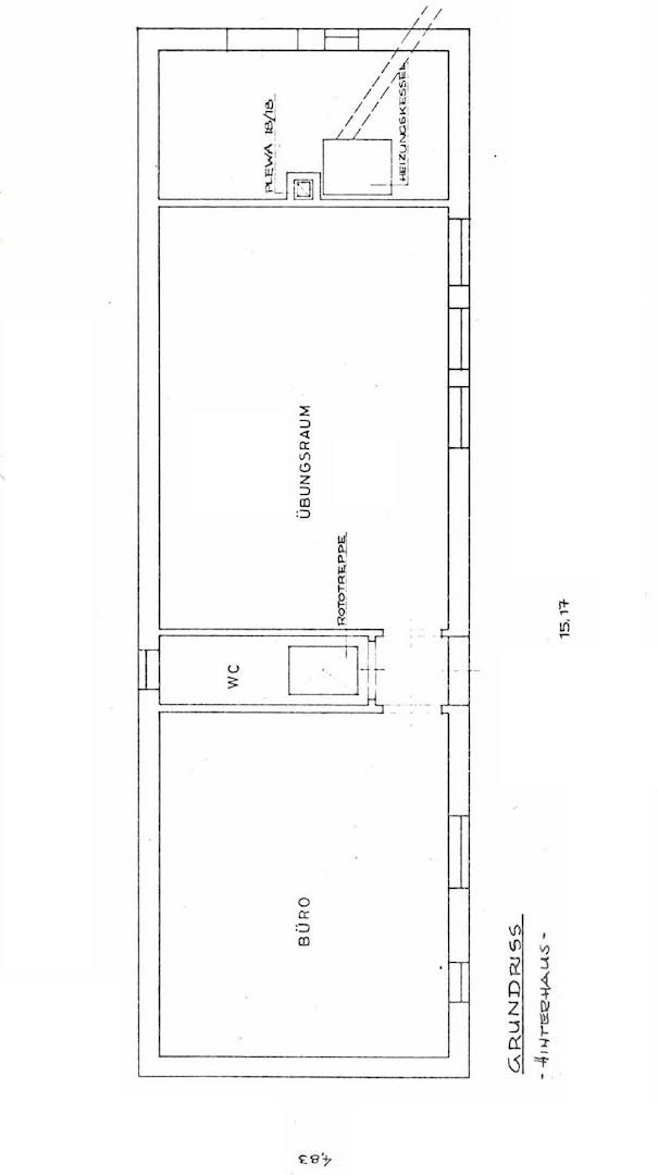 Grundriss EG Hinterhaus