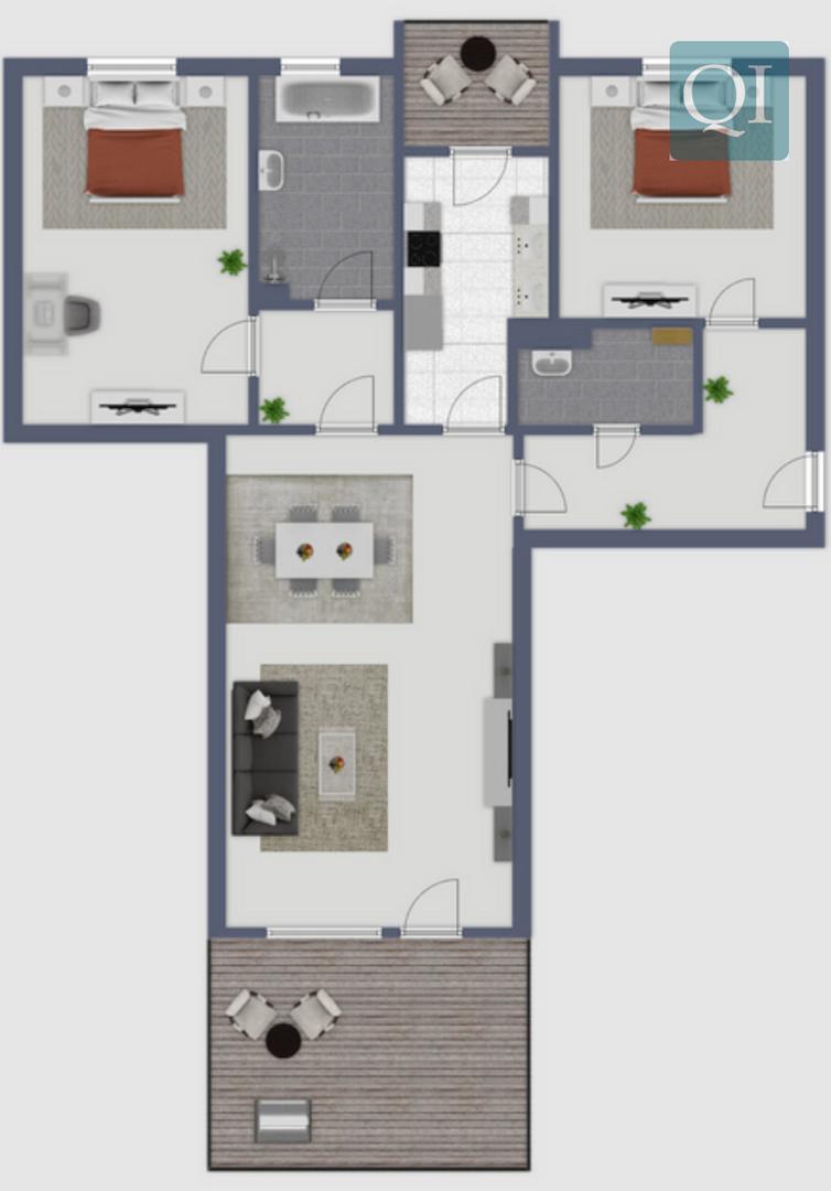 QI-6912 2D Grundriss