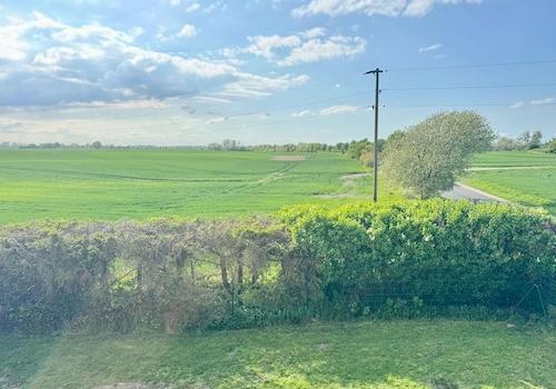 Randlage Aussicht aus dem Fenster