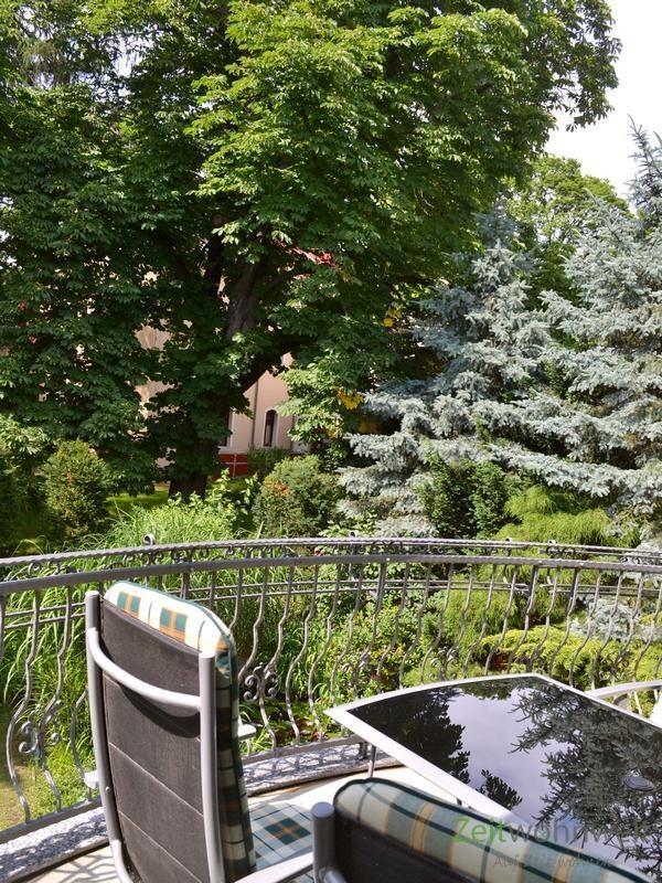 Blick vom Balkon