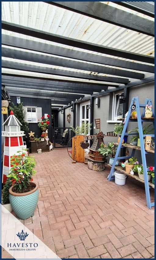 Blick in den Zugangsbereich vom Einfamilienhaus