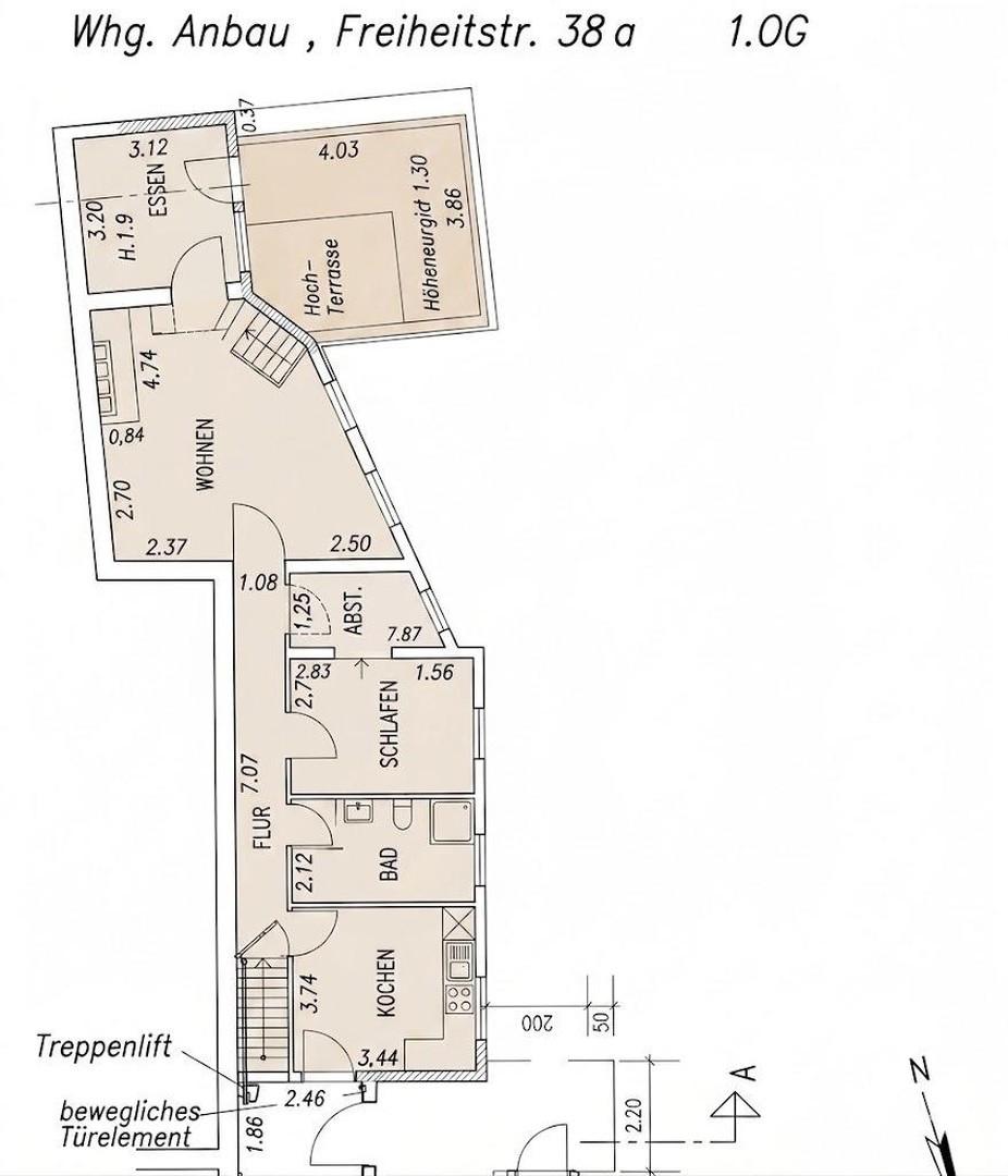 Grundriss (1. OG.Anbau)