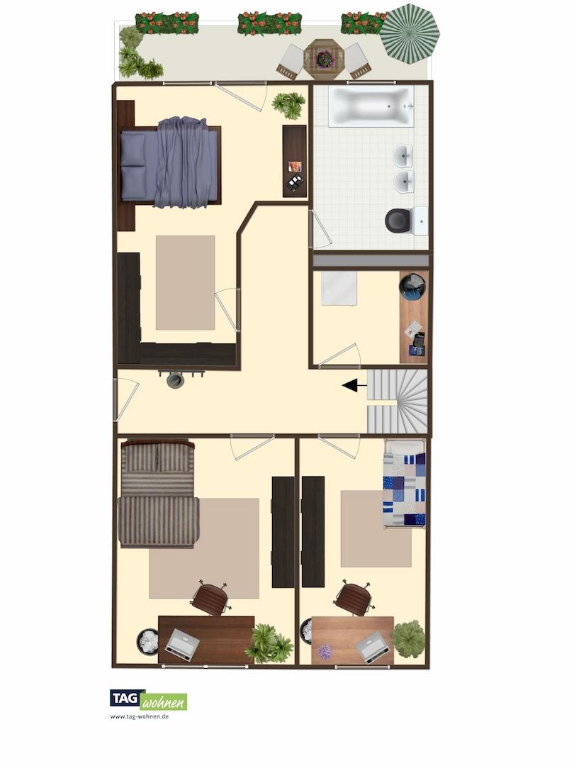 Grundriss Ebene 2