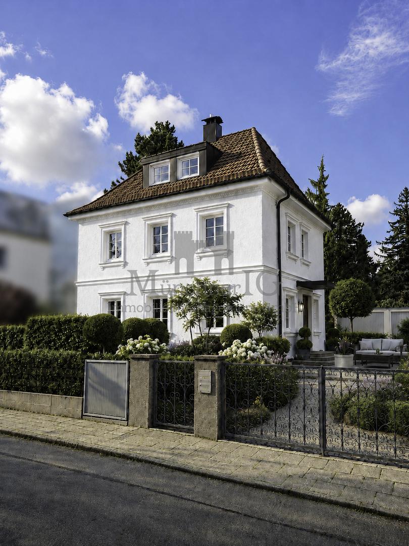 Hausansicht - Visualisierung nach Sanierung