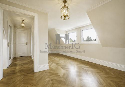 Schlafzimmer - Visualisierung saniertes Haus