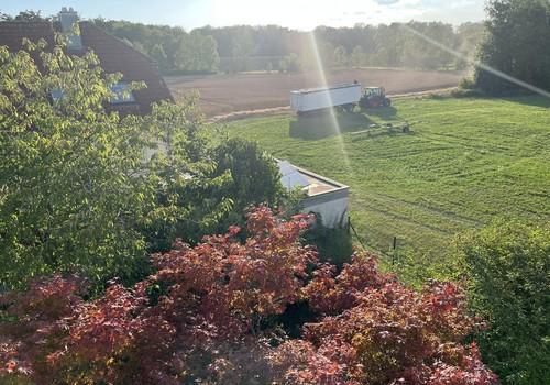 Blick von der Dachterrasse