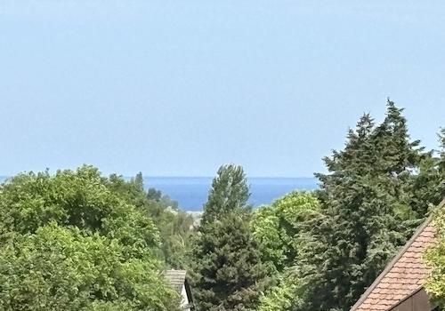 Blick vom Balkon - Ostseefernblick