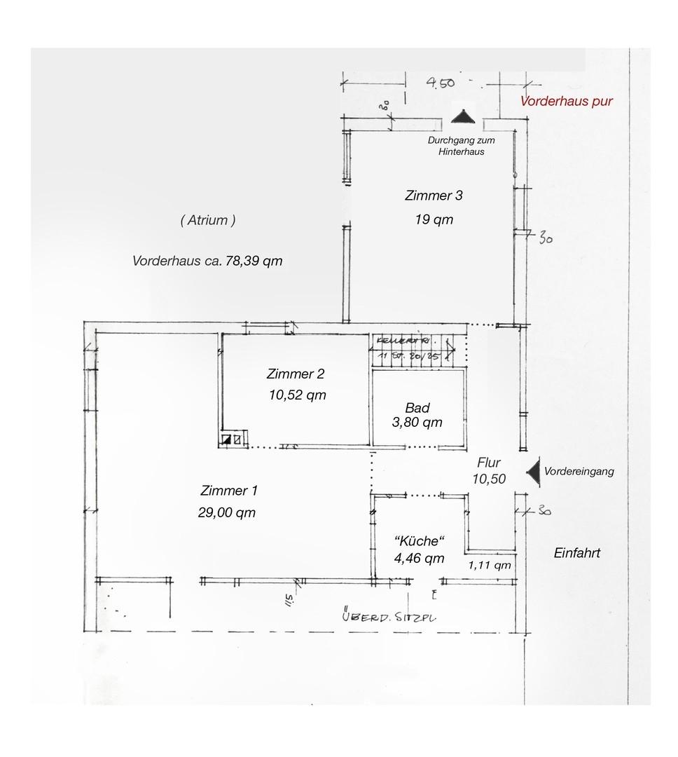 Vorderhaus Qm
