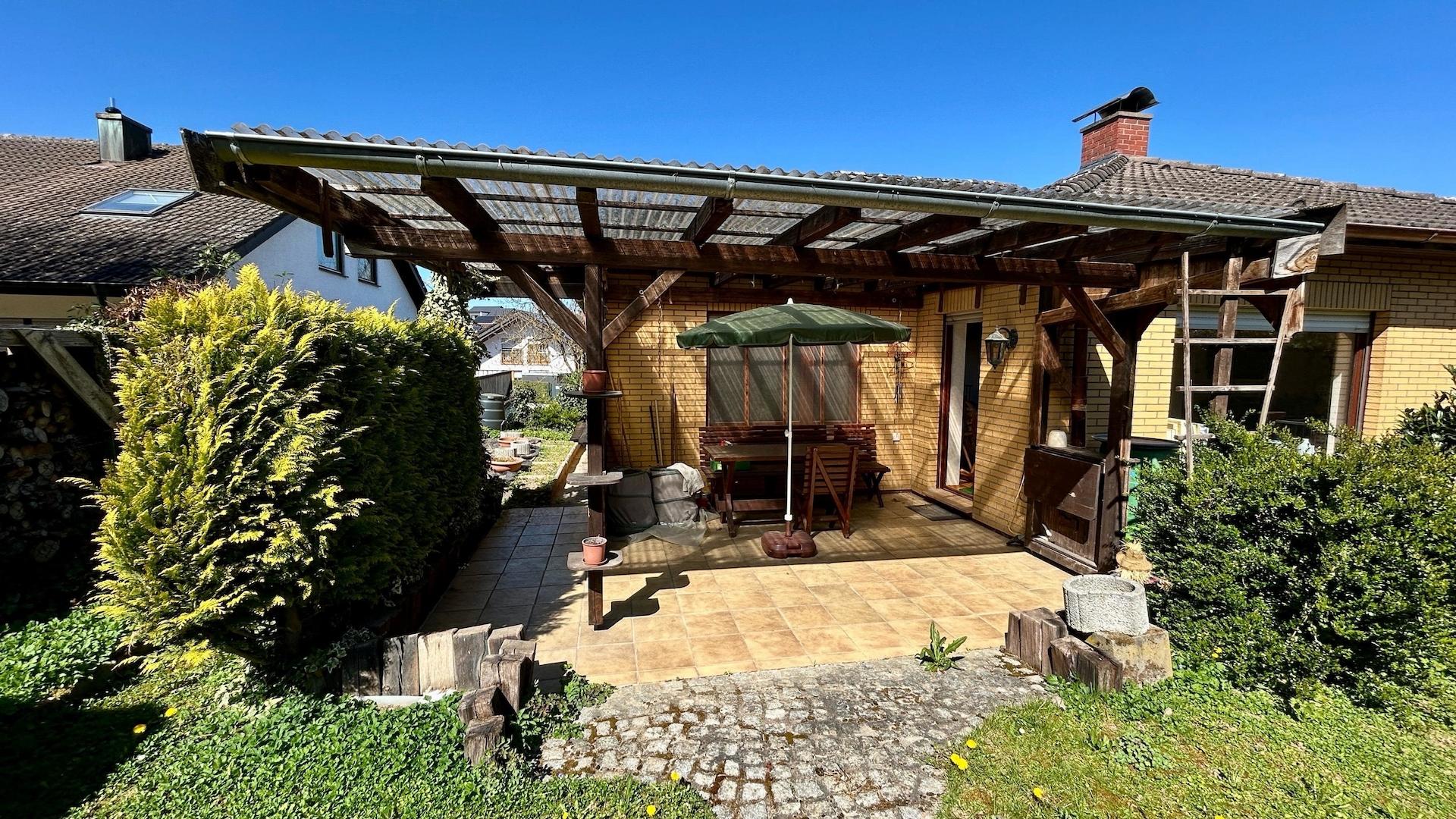 Überdachte Terrasse