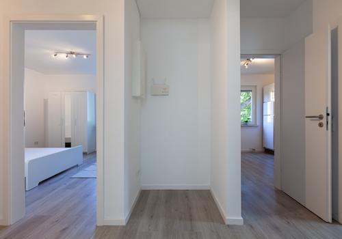 Blick Zimmer 2 und Küche