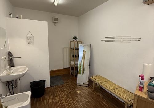 Kabine 2 mit Dusche