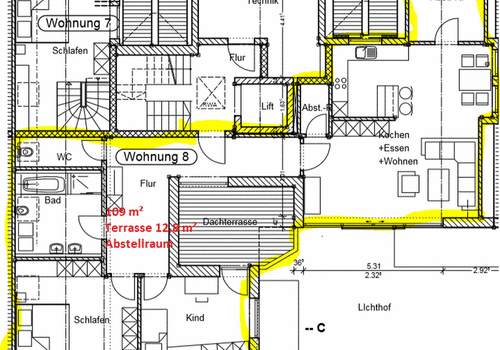 Grundriss Whg 8