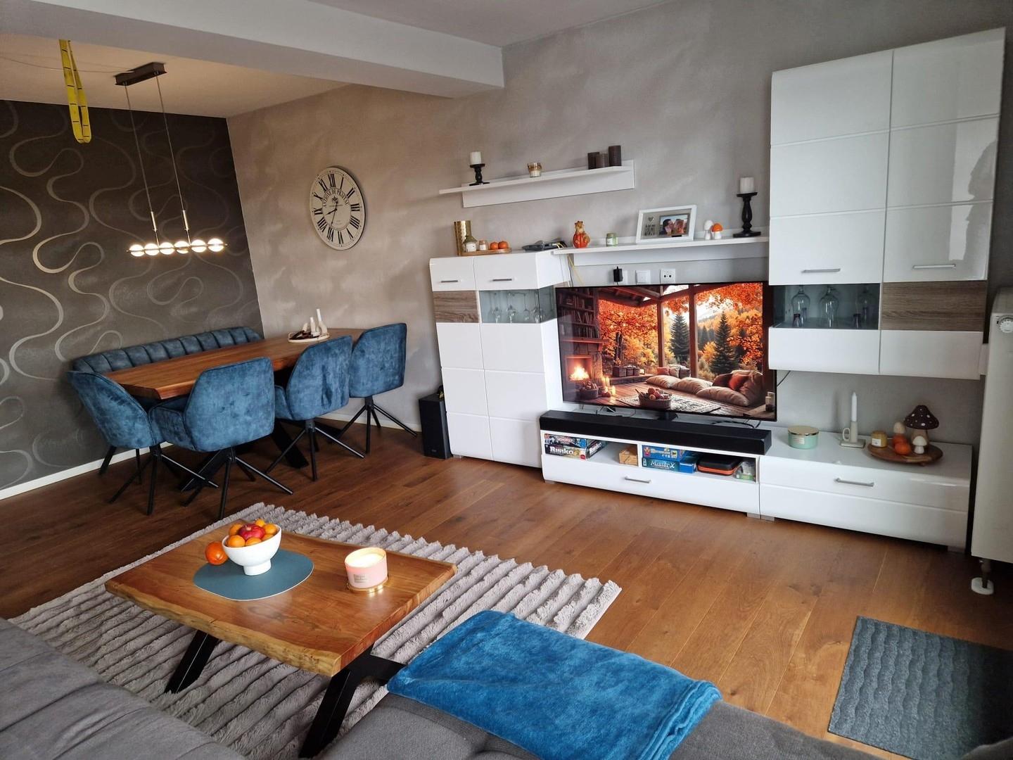 Wohnzimmer im Herbst