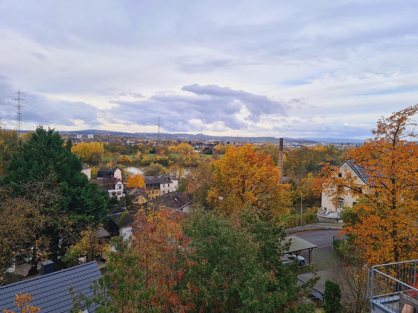 Ausblick im Herbst