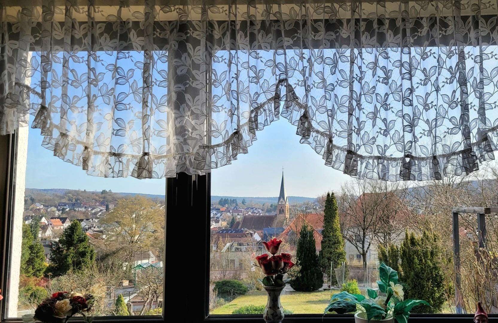 Ausblick vom Wohnzimmer